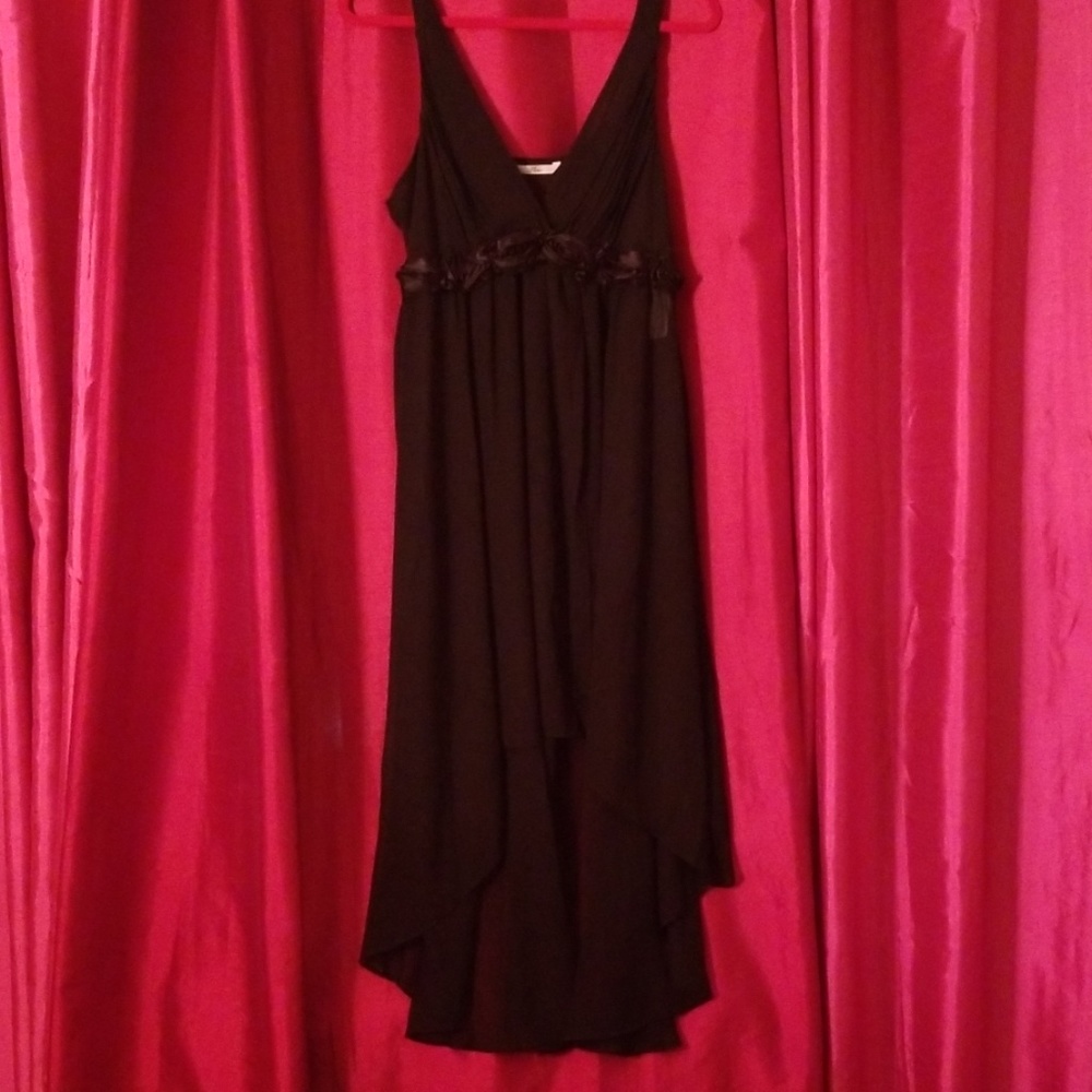 Flora Sheer Midnight Black Gown Negligee